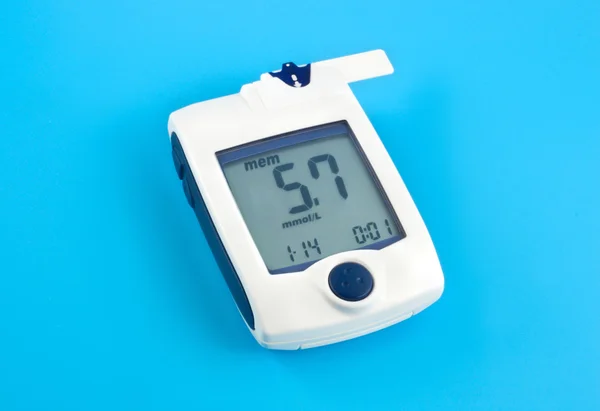 White glucose meter — Stock Photo, Image