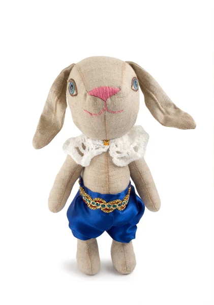 毛绒玩具兔子 — 图库照片