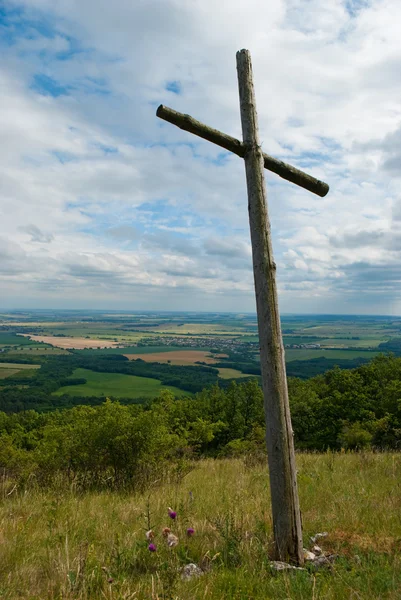 Inclined cross — Stock Photo, Image