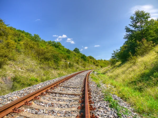 Demiryolu hattı — Stok fotoğraf