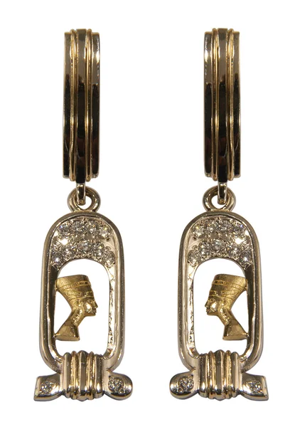 Golden Earrings — Stock Photo, Image