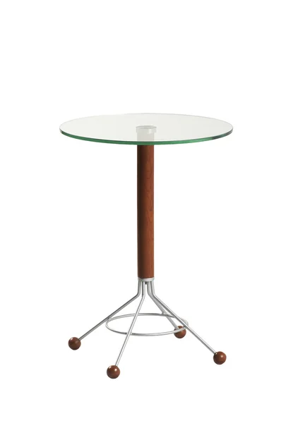 Skleněný konferenční stolek pro bar — Stock fotografie