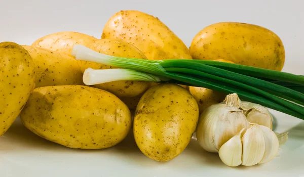 Cebolla de patata y ajo —  Fotos de Stock