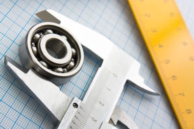 Çap pergeli, rulman ve Meydanı