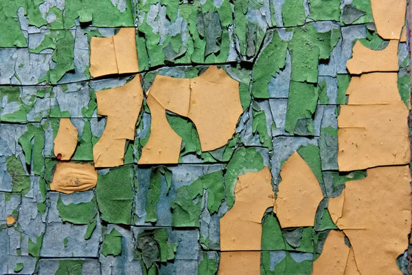 Textur Alter Farbe Auf Holz Und Stein — Stockfoto