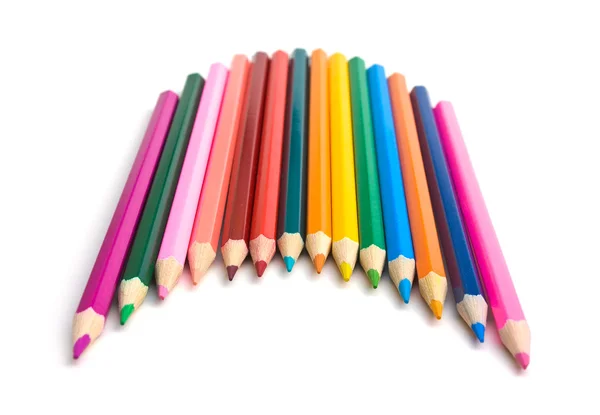 Bleistifte Isoliert Auf Weißem Hintergrund — Stockfoto