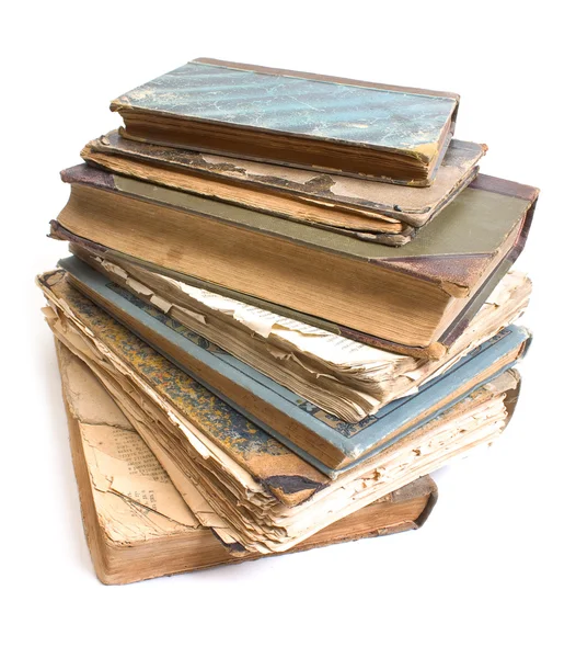Starej książki z zmiętą kartkę — Zdjęcie stockowe