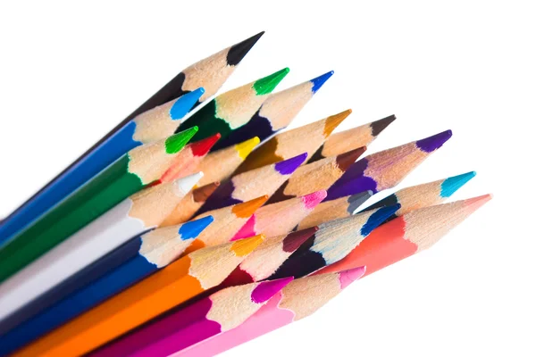 Pencils Isolated White Background — Stock Photo, Image