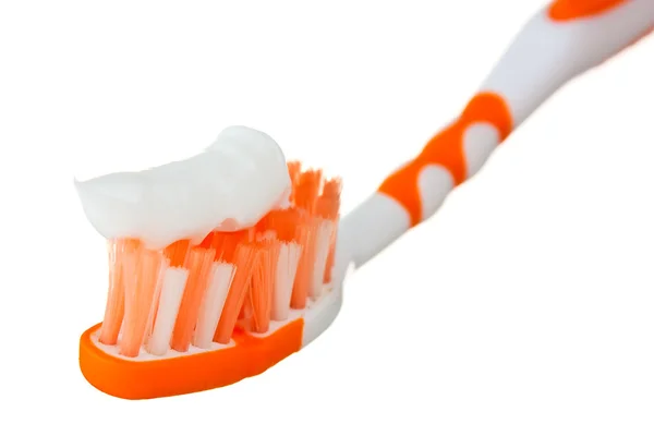 Diş Fırçası Beyaz Arkaplanda Izole Edildi — Stok fotoğraf