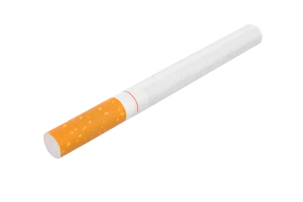 Escadaria Para Inferno Fora Cigarros Isolados Fundo Branco — Fotografia de Stock