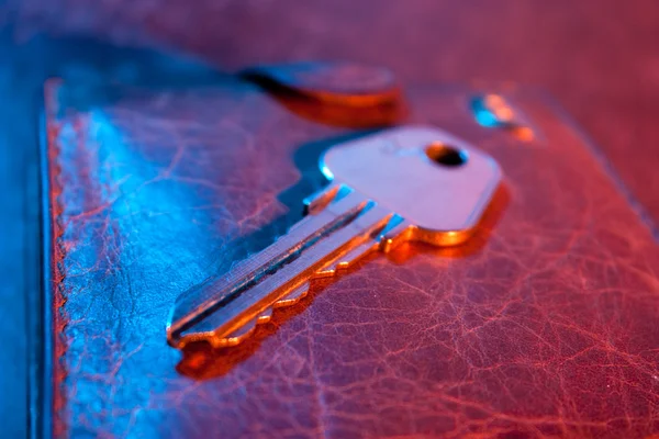 The key in the color light — Stock Photo, Image