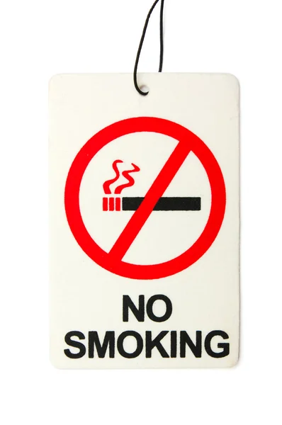 Sinal dos perigos de fumar — Fotografia de Stock