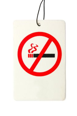 Sign of the dangers of smoking clipart