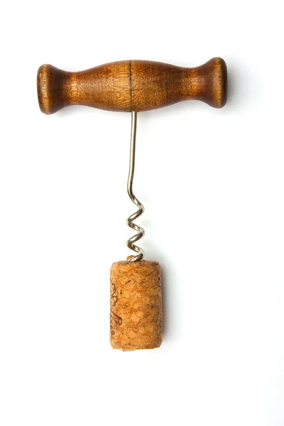 Corkscrew with a mountain caps — Stock Photo, Image