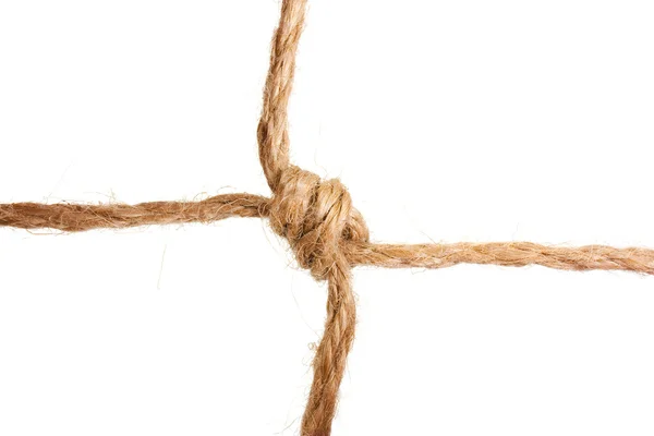 Knot tied by a rope — Stock Photo, Image