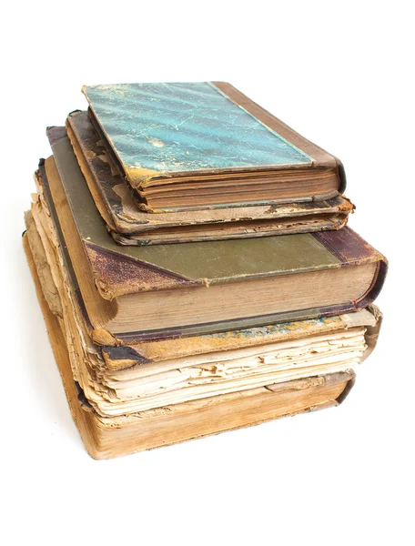 Ein altes Buch mit einem zerknitterten Laken — Stockfoto