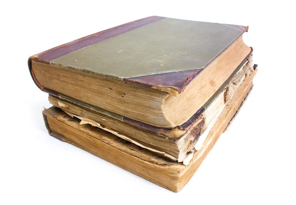 Стара книга зі збитим аркушем — стокове фото