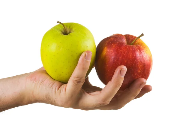 stock image Apple in hand