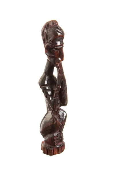 Statua africana in legno nero — Foto Stock