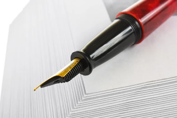 Конверти для літер і ручок — стокове фото