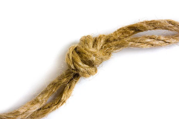 Nó amarrado por uma corda — Fotografia de Stock