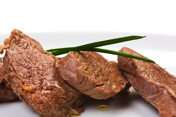 Carne fritta nel burro — Foto Stock