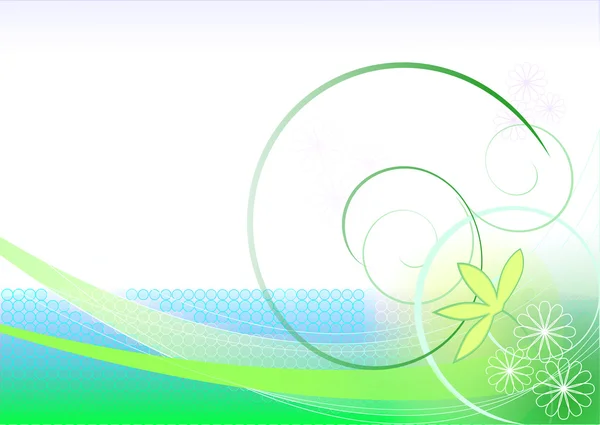 Background-illustration-floral-grunge — Stock Photo, Image