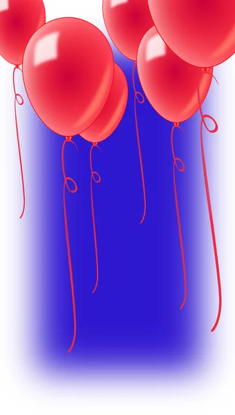 Ballons rouges — Photo