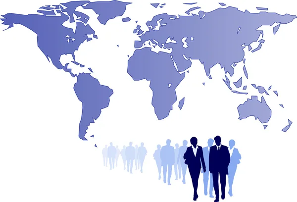 Business team partner world — Stock Photo, Image