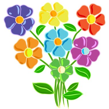 Lily Flower bouket clipart