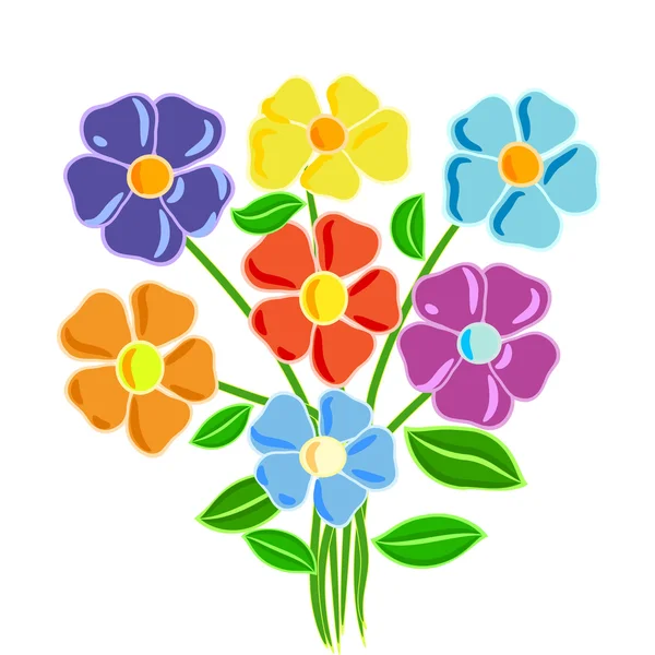 Χαμομήλι λουλούδια — Διανυσματικό Αρχείο