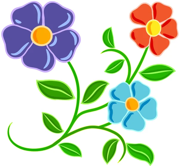 Lily Flower bouket — Stock Vector