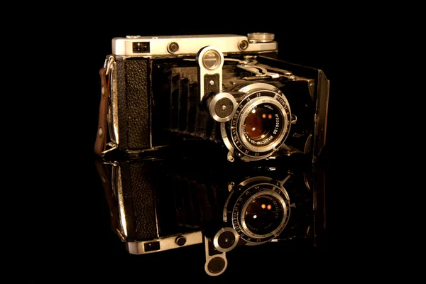 老 photocamera — 图库照片