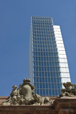 Ancient and modern, Frankfurt am Main clipart