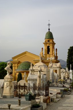 Municipal cemetery, Nice, French Riviera clipart