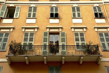 Balcony, Nice, French Riviera clipart