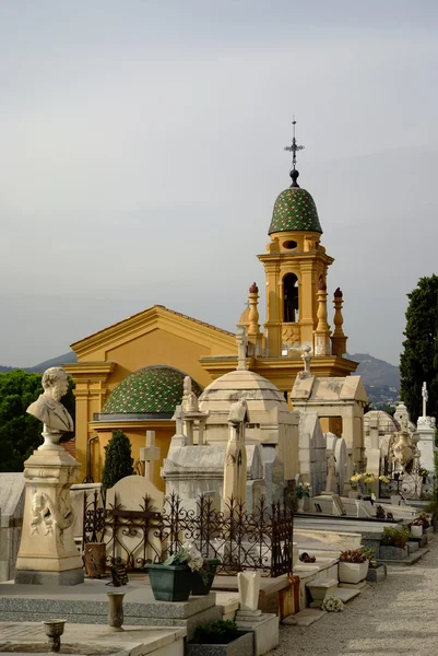 Städtischer Friedhof, schöne, französische Riviera lizenzfreie Stockfotos