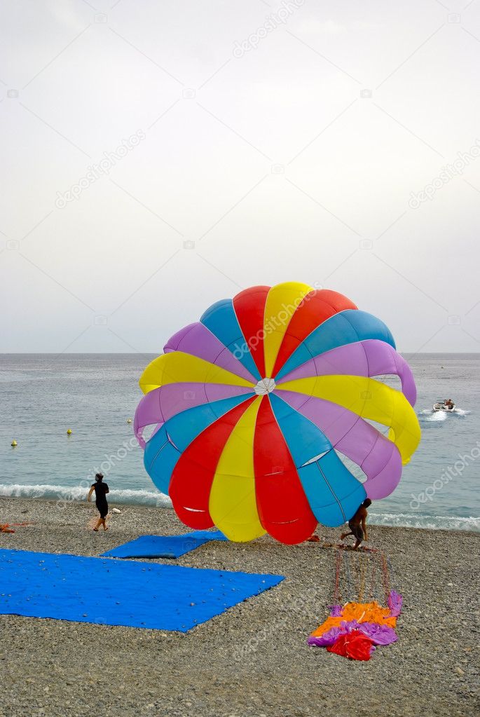 Paraglider, Nice, French Riviera