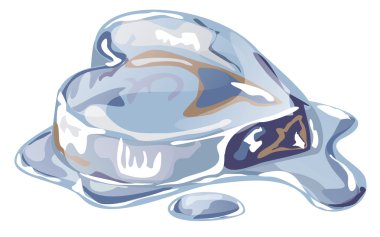 Heart of the ice melts clipart