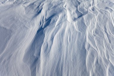 Windblown snow surface clipart