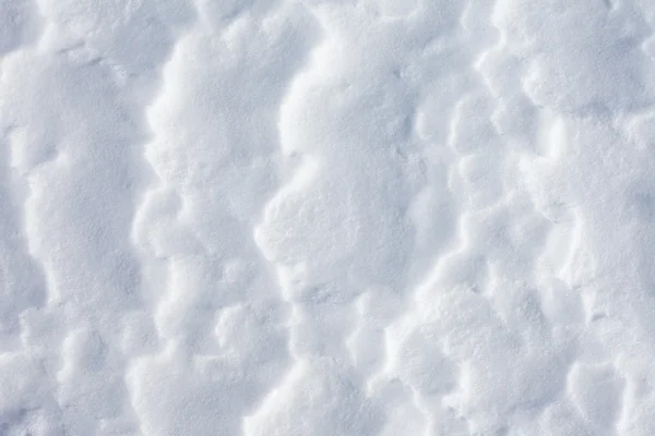 Pelo vento e pelo sol superfície de neve resistida — Fotografia de Stock