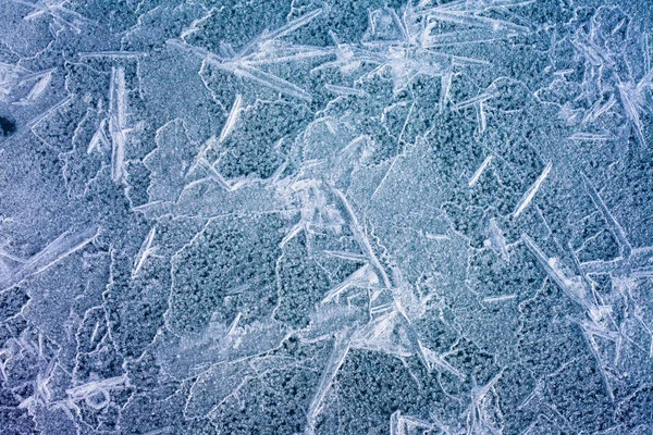 Textura de superficie de hielo natural — Foto de Stock