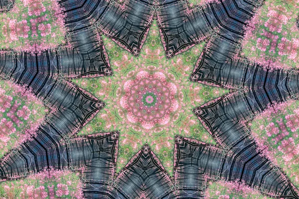 stock image Flower kaleidoscope resembling a mandala