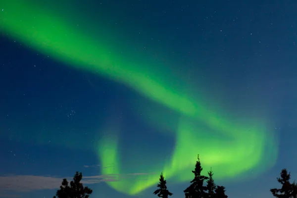 Polarlichter (Nordlichter) anzeigen — Stockfoto