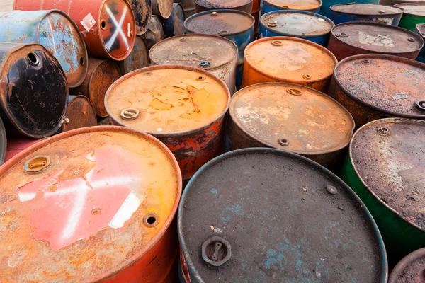 Barris de petróleo — Fotografia de Stock