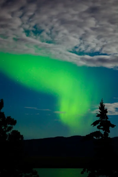 Aurora borealis (zorza polarna) wyświetlacz — Zdjęcie stockowe