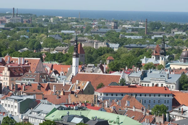 stock image View on old tallinn