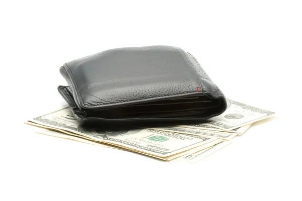 Plånbok med dollar — Stockfoto