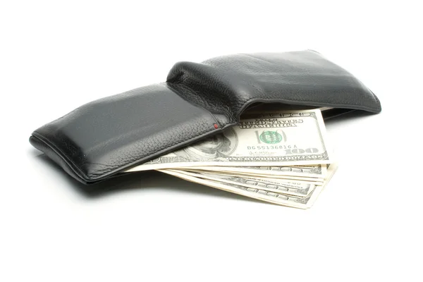 Plånbok med dollar — Stockfoto