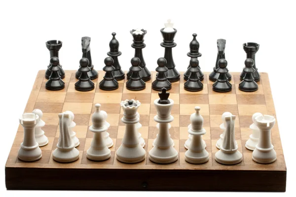 stock image Chess figures on board